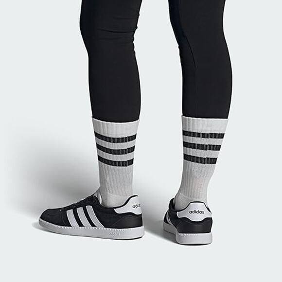 NWT adidas Women’s Breaknet Sleek Sneaker Black/White/Black – Size 10 - Picture 7 of 7